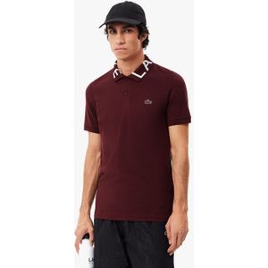 Lacoste - Slim Fit Movement - Poloshirt - Rood Kastanjebruin