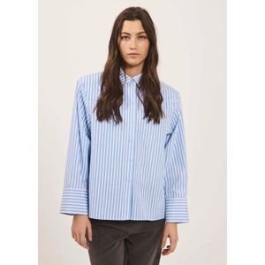 Norr Mari blouse blue stripe -