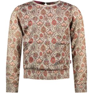 MAYCE Meisjes top mesh paisley