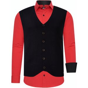 Shirt met vest set van 2