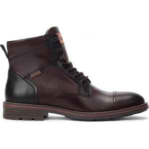 Pikolinos - York - Leren Enkellaarsjes - Bruin