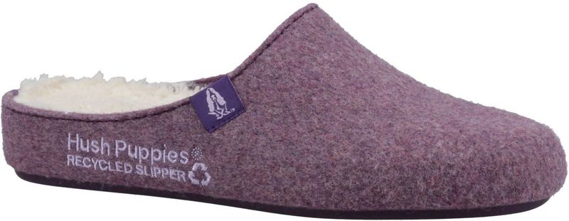Hush Puppies - The Good - Damesslippers - Paars - 90% Gerecycled RPET Polyester