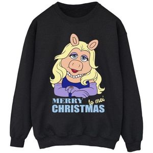 Li-cense Disney heren muppets miss piggy koningin van de feestdagen sweatshirt