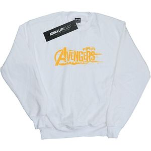 Li-cense Marvel heren avengers infinity war oranje logo sweatshirt