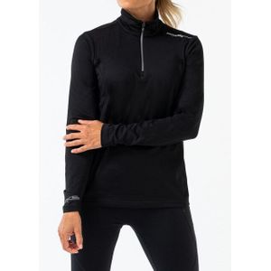 FALCON - Cheetah - Hardloop T-shirt - Zwart - Lange Mouw - Dames