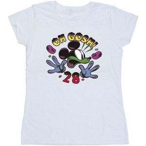 Li-cense Disney dames mickey mouse oh gosh pop art katoenen t-shirt