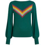 Trui dames - King Louie - Groen/Donkergroen/Multicolour