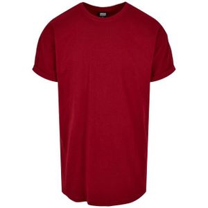 Urban Classics Heren lang t-shirt met omslag