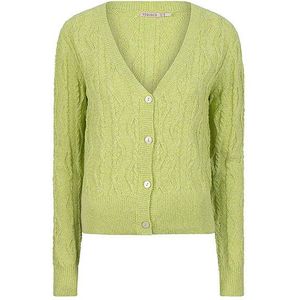 Esqualo Vest hs23-31205 lurex lime