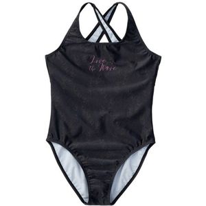 Aquawave Meisjes salava leaf print one piece zwempak