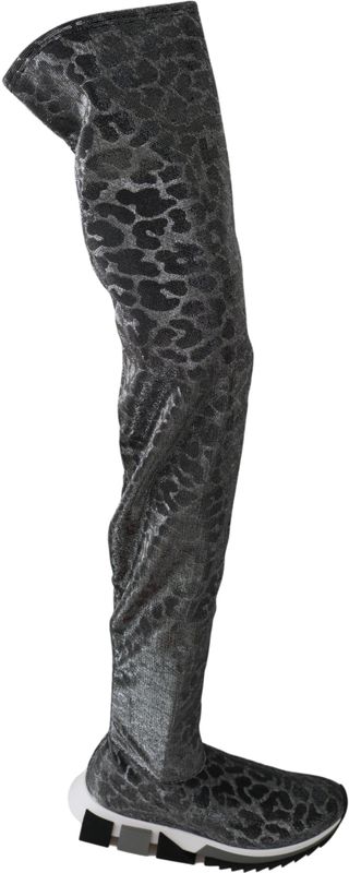 Dolce & Gabbana - Over-Knee Laarzen - Grijs - Dames