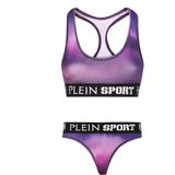 Plein Sport - Jogging Lingerie Set Optical - Ondergoed - Paars - Katoen