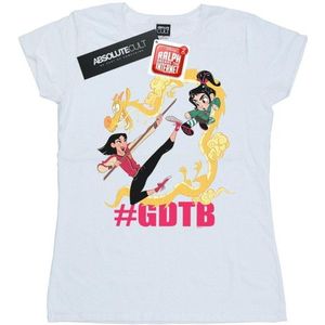 Li-cense Disney dames wreck it ralph mulan en vanellope katoenen t-shirt