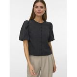 Vmbestie - Top - Blouse - O-hals - 2/4 Ballonmouwen - Loose Fit