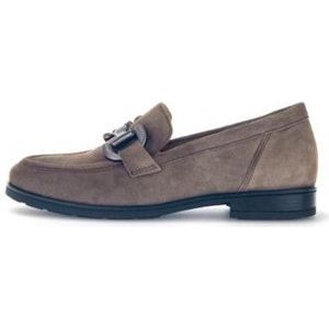 Gabor - Loafer - Taupe - Suede - Leren Voetbed