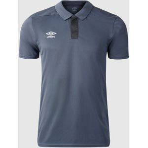 Umbro - Premier Poly Polo Shirt - Grijs - Heren
