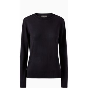 Emporio Armani - Crewneck Sweatshirt - Navy - Dames