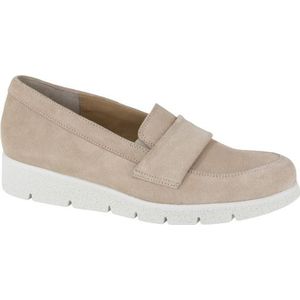 Durea - 5753.092.0219-E - Instappers - Beige - Suède - Voering Leer - Zool Rubber