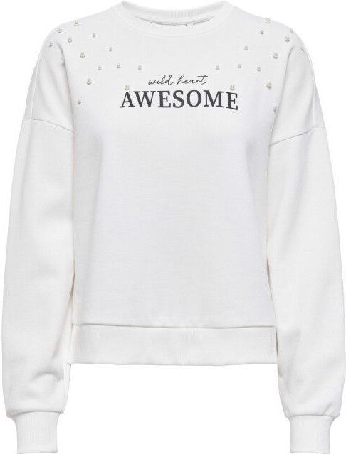 Only - Onljenna - Sweater - Off-white - Boxmodel - Ronde Hals