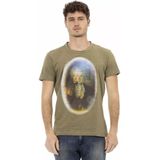 Grafische T-shirt Korte Mouwen Ronde Hals