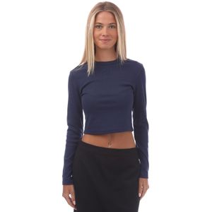 Hugo Boss - Dafilomena_3 - Longsleeve - Donkerblauw - Gestapelde Logo Borduring