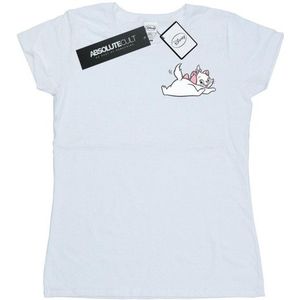 Li-cense Disney dames aristocats marie sweet rugzijde borstprint katoenen t-shirt