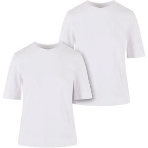 Urban Classics Dames klassiek t-shirt (set van 2)