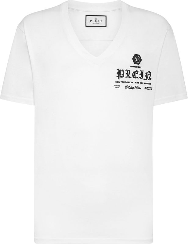 Billionaire - Spencer - Grijs - Katoenen Jersey T-Shirt - V-hals