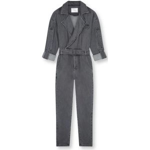 Homage to Denim Denim jumpsuit met ceintuur