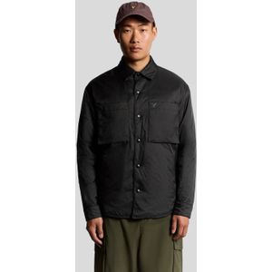 Lyle & Scott - Waterafstotend Geïsoleerd Overshirt - Zwart