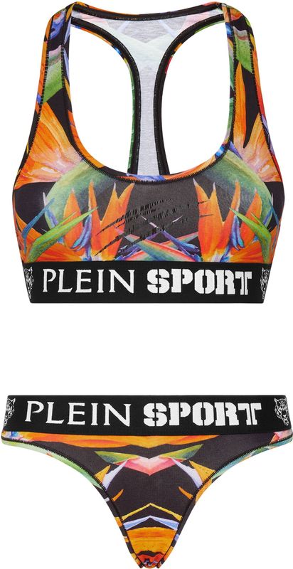 Thermo-onderbroeken - Sport - Actieve Ondergoedset - Floral Print - Sneldrogend Katoen/Modal