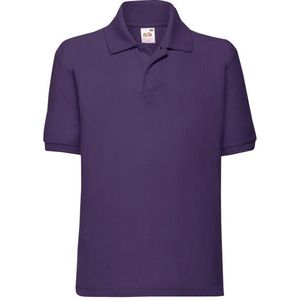 Fruit of the Loom - Poloshirt - Kinder - 65/35 Katoen/Polyester