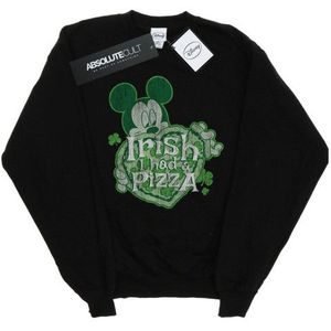 Li-cense Disney heren mickey mouse shamrock pizza sweatshirt