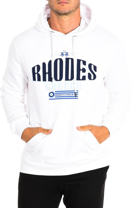 La Martina - TMF323-FP225 - Hoodie - Wit