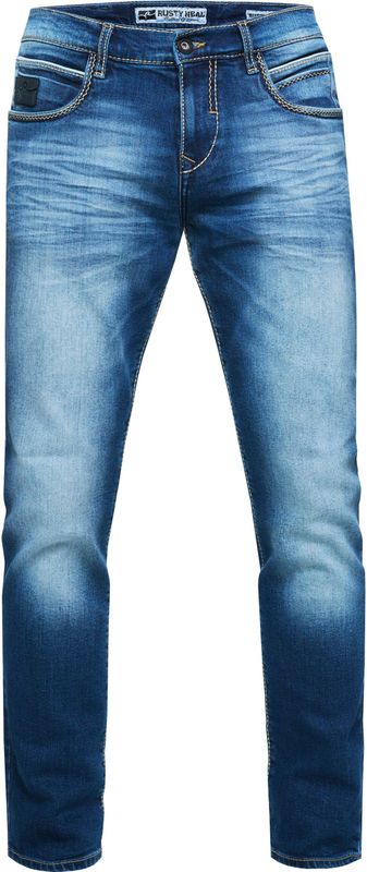 Rusty Neal - TOYAMA - Jeansbroek - Regular Fit - Met Contrastnaad