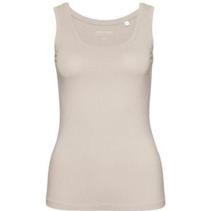 Opus - Imlia - T-shirt - Beige - Katoen/Elastaan