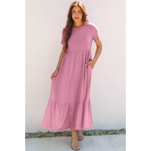 Gelaagde Maxi-jurk met Zakken