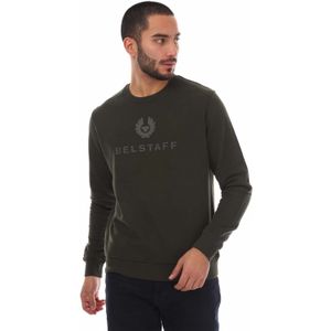 Belstaff - Signature Crewneck Sweatshirt - Groen - Heren