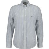 Gant - 3250211 - Overhemd - Donker Groen - Lange Mouw - Poplin ST