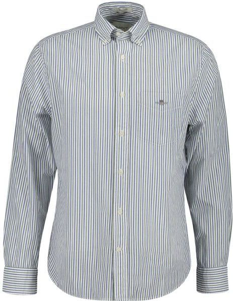 Gant - 3250211 - Overhemd - Donker Groen - Lange Mouw - Poplin ST
