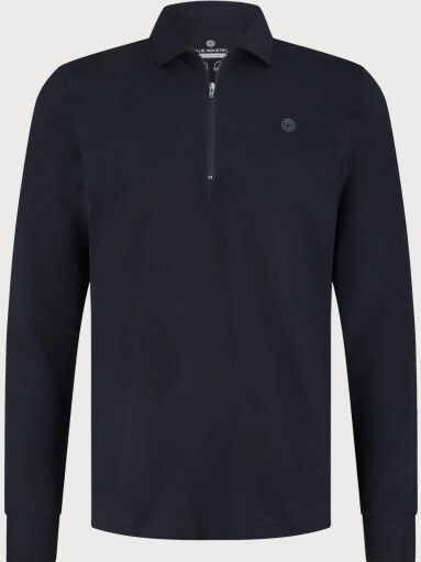 Blue Industry - Lounge Jersey Trui - Regular Fit - Half-zip