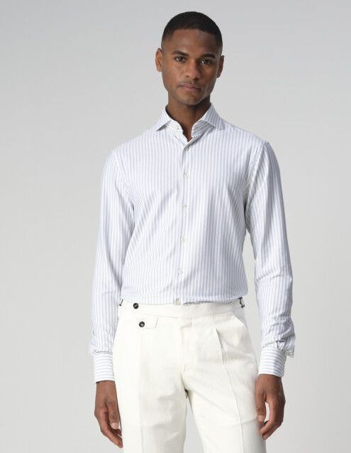 Dutch Dandies - Overhemd - Donkergrijs - Lange Mouwen