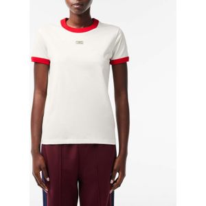 Lacoste - Slim Fit Cotton - Tennis T-shirt - Wit