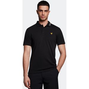 Lyle & Scott Golfkraaglogo Technisch poloshirt in Zwart