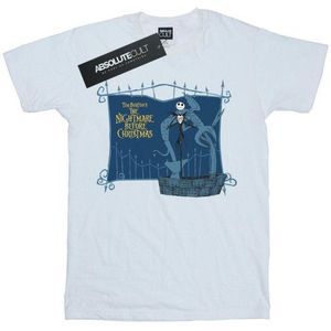 Li-cense Disney heren nightmare before christmas jack and the well t-shirt