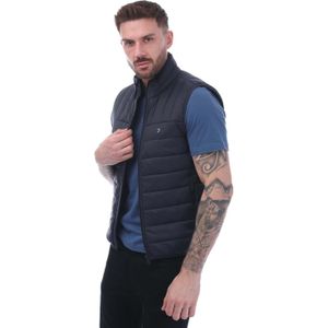 Farah - Arsenal Wadded Gilet - Navy