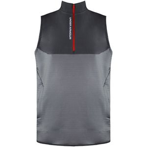 Under Armour - Daytona Vest - Grijs - Heren - Mouwloos - Half Rits