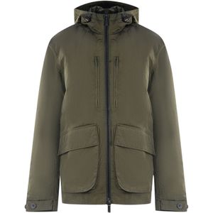 Lyle & Scott - JK1425V W123 - Tussenjas - Groen - Met Capuchon