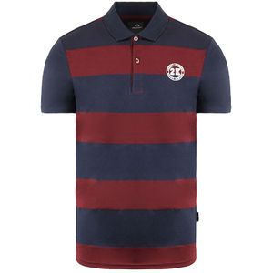 Armani Exchange - Stripe - Poloshirt - Navy/Bourgondië