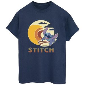 Li-cense Disney dames lilo & stitch summer waves katoenen vriendje t-shirt